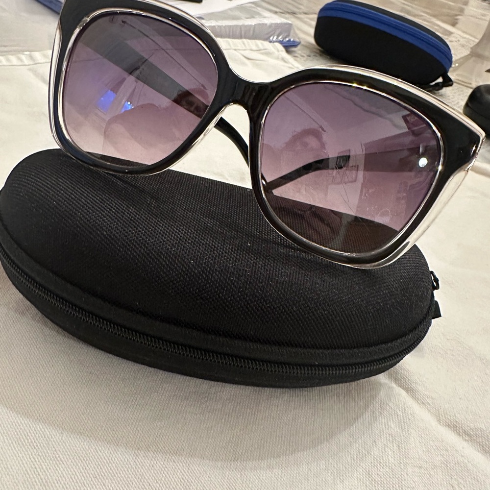 Betsey Johnson Black Sunglasses